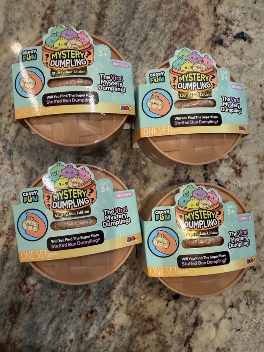 NEW Viral RMS mystery squishy dumpling (series 12) Stuffed bun edition